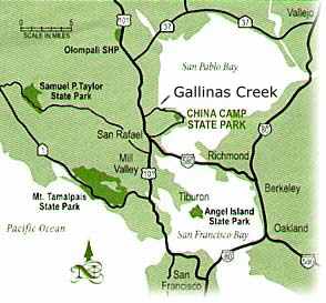 Gallinas Creek Map